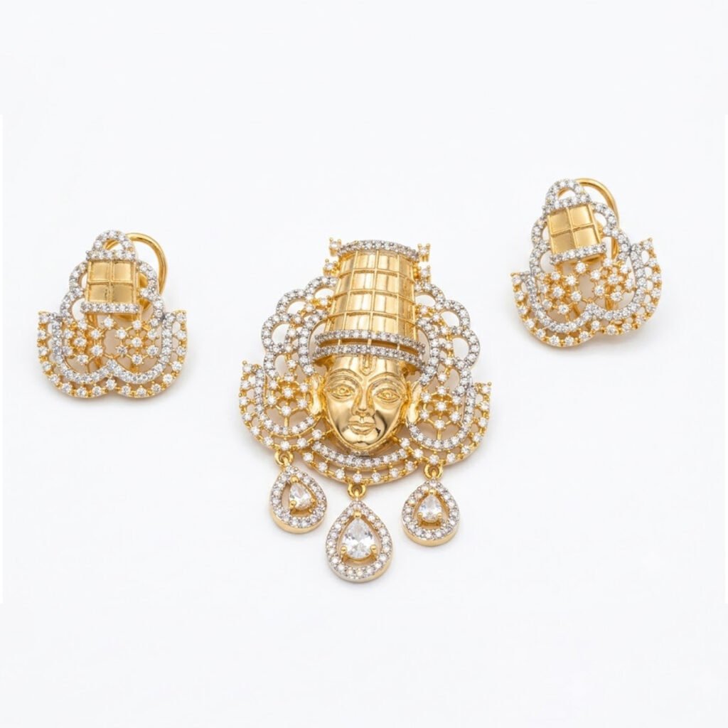 Tirupati Treasure Pendant Set