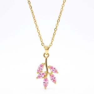 Blush Leaf Pendant