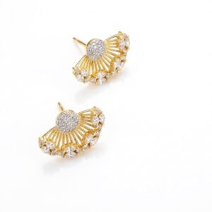 Sunlit Crown Studs